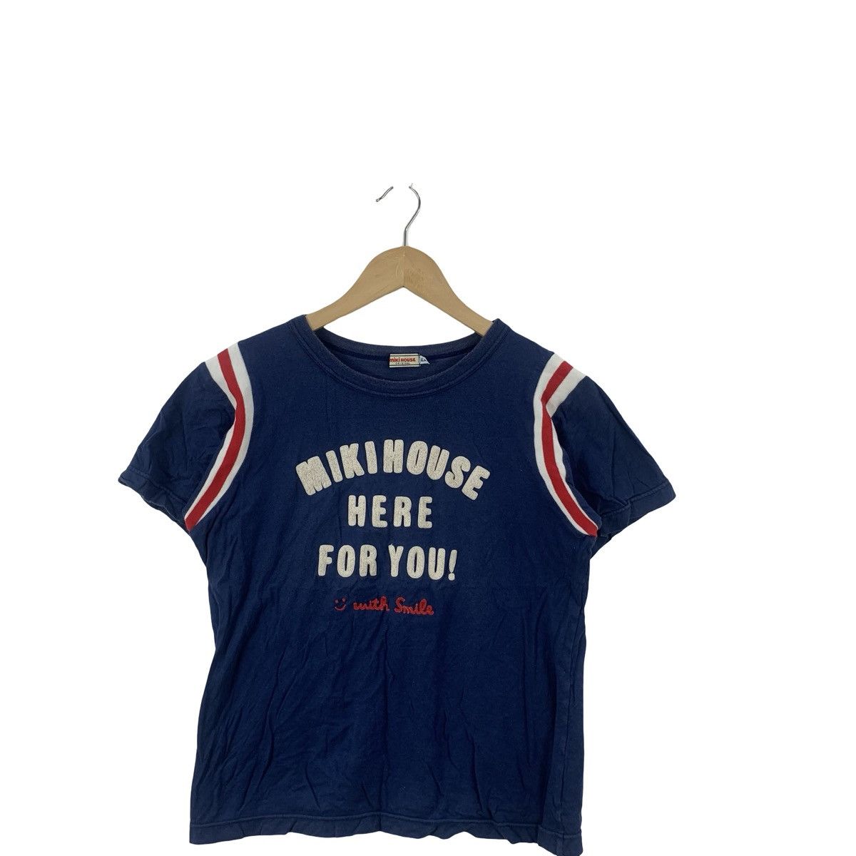 Vintage Vintage MIKI HOUSE KIDS Here For You Logo Print Retro Style Size US M / EU 48-50 / 2 - 5 Thumbnail