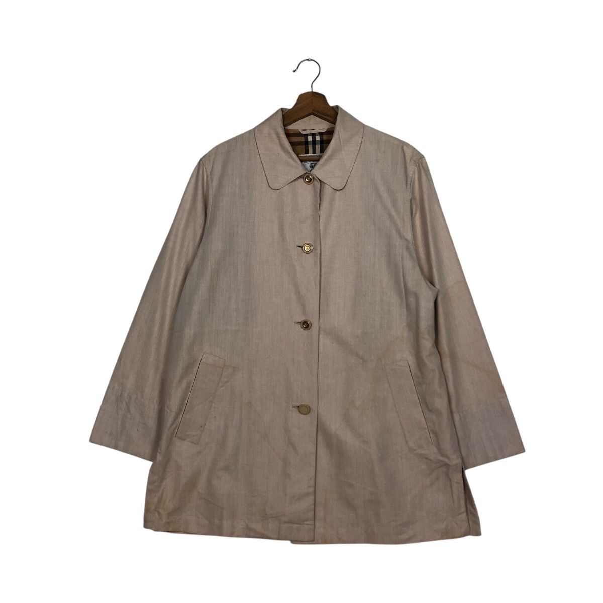 Burberry 📌Vintage Chore Jacket Burberrys Nova Check Blanket Size US M / EU 48-50 / 2 - 2 Thumbnail