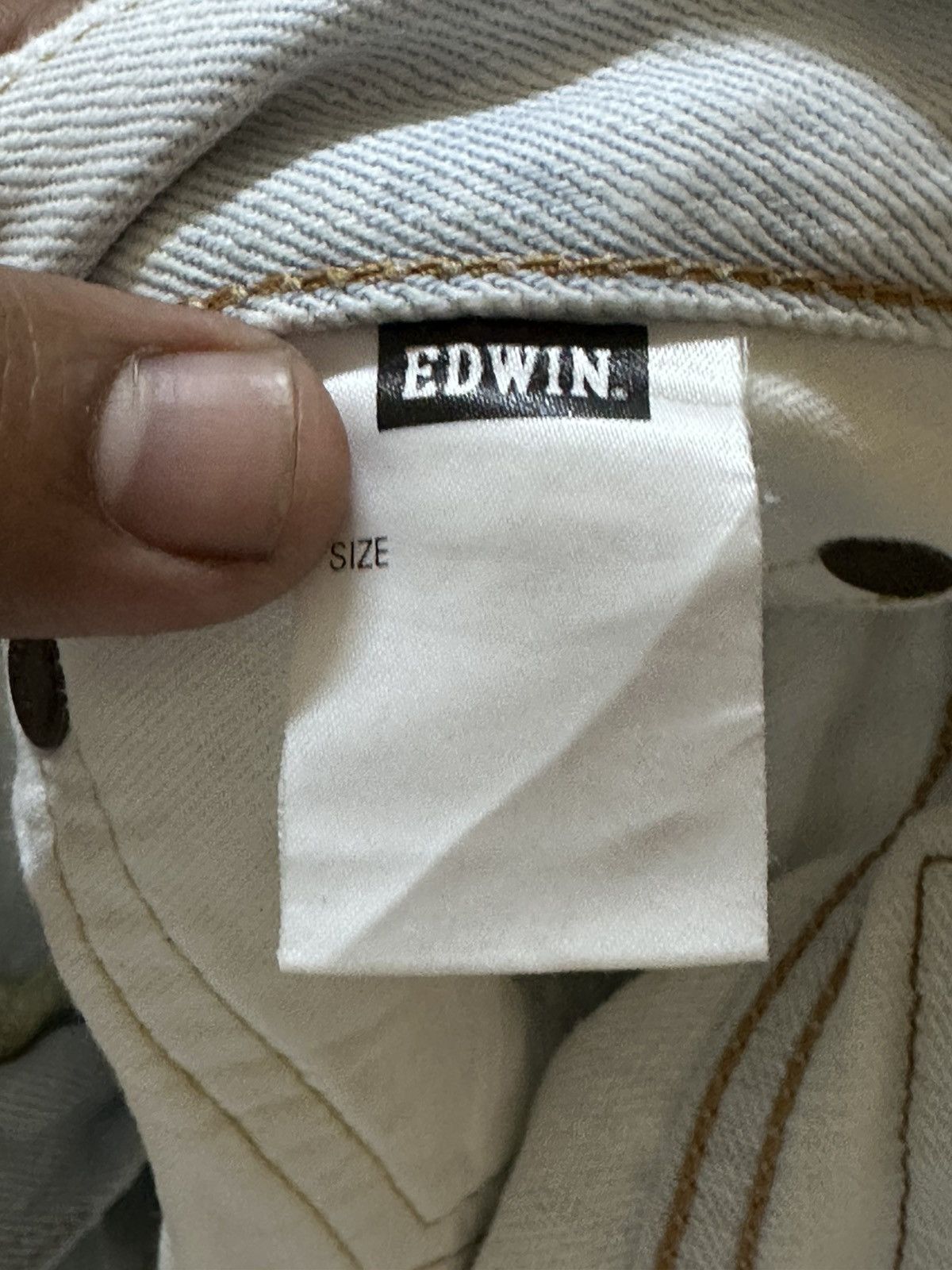 Edwin Vintage Edwin 505zx Selvedge Light Wash Denim Size US 31 - 12 Thumbnail