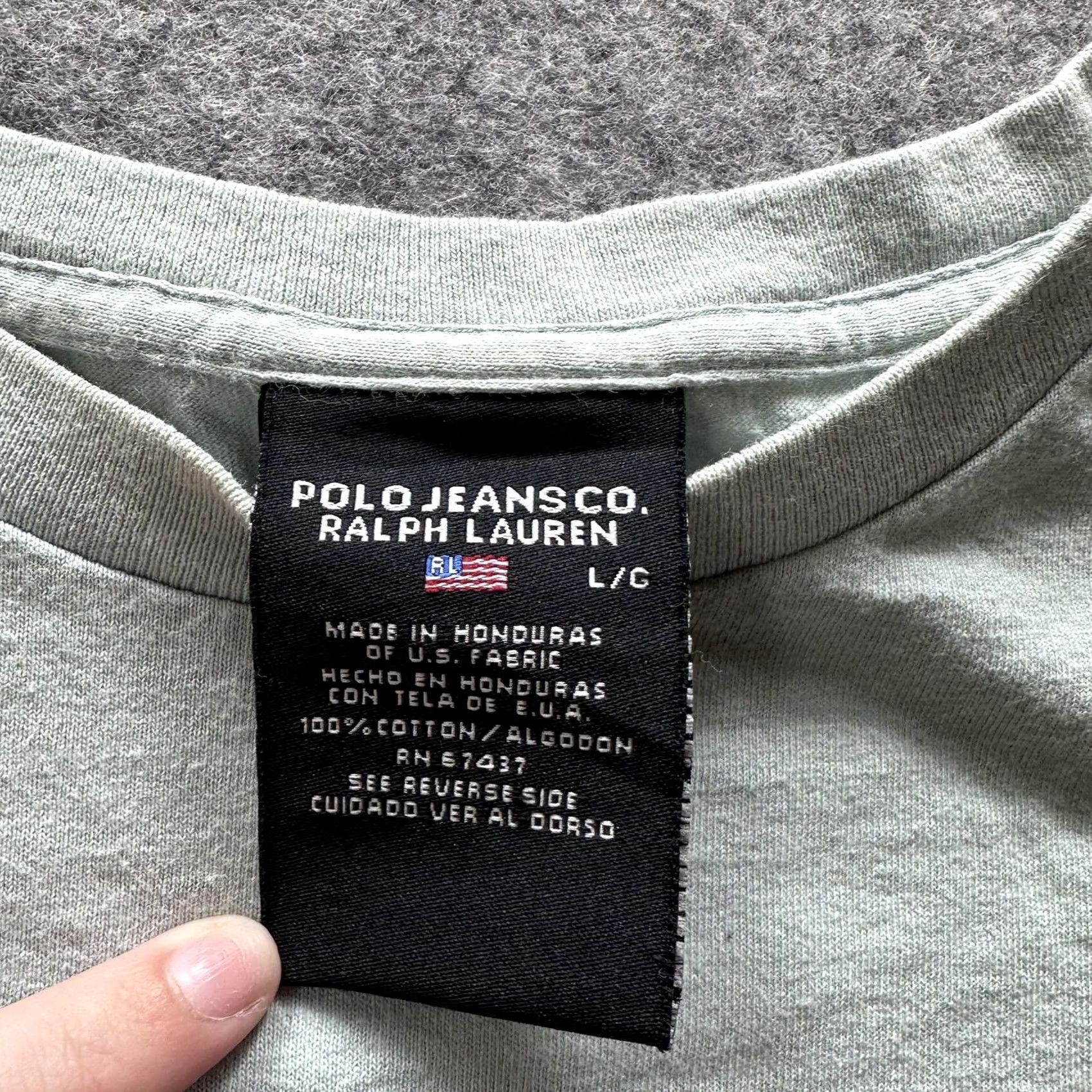 Ralph Lauren VINTAGE Polo Jeans Co. Shirt Mens L Red Logo Graphic Tee Crewneck Ralph Lauren Size US L / EU 52-54 / 3 - 3 Thumbnail