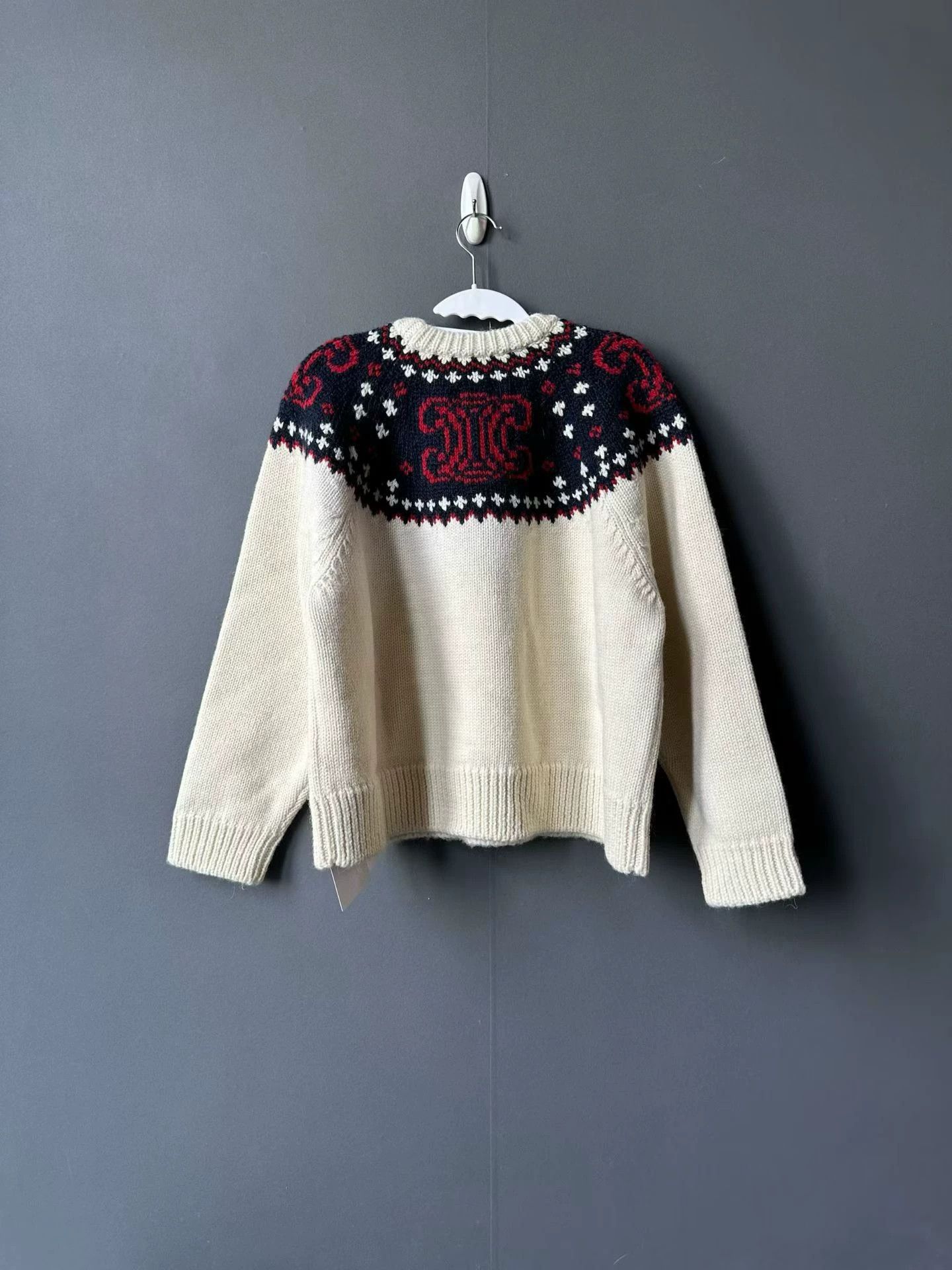 Celine Celine Arc de Triomphe Sweater Size S New with Tags Size S / US 4 / IT 40 - 2 Thumbnail
