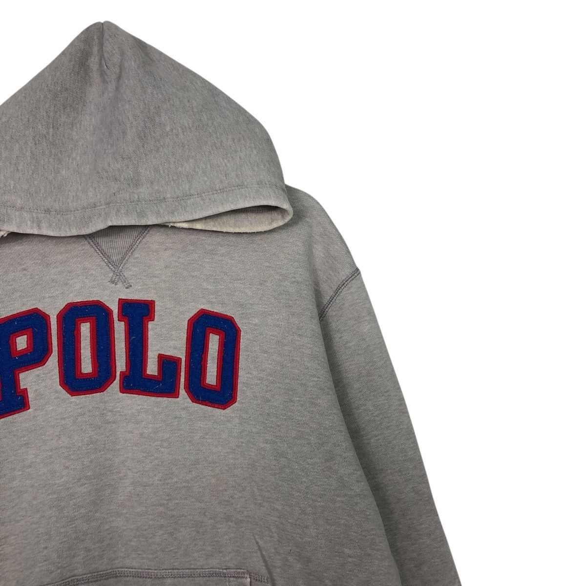 Polo Ralph Lauren 🔥VINTAGE HOODIE PULL OVER POLO RALPH LAUREN BIG LOGO SPELL Size US L / EU 52-54 / 3 - 8 Thumbnail