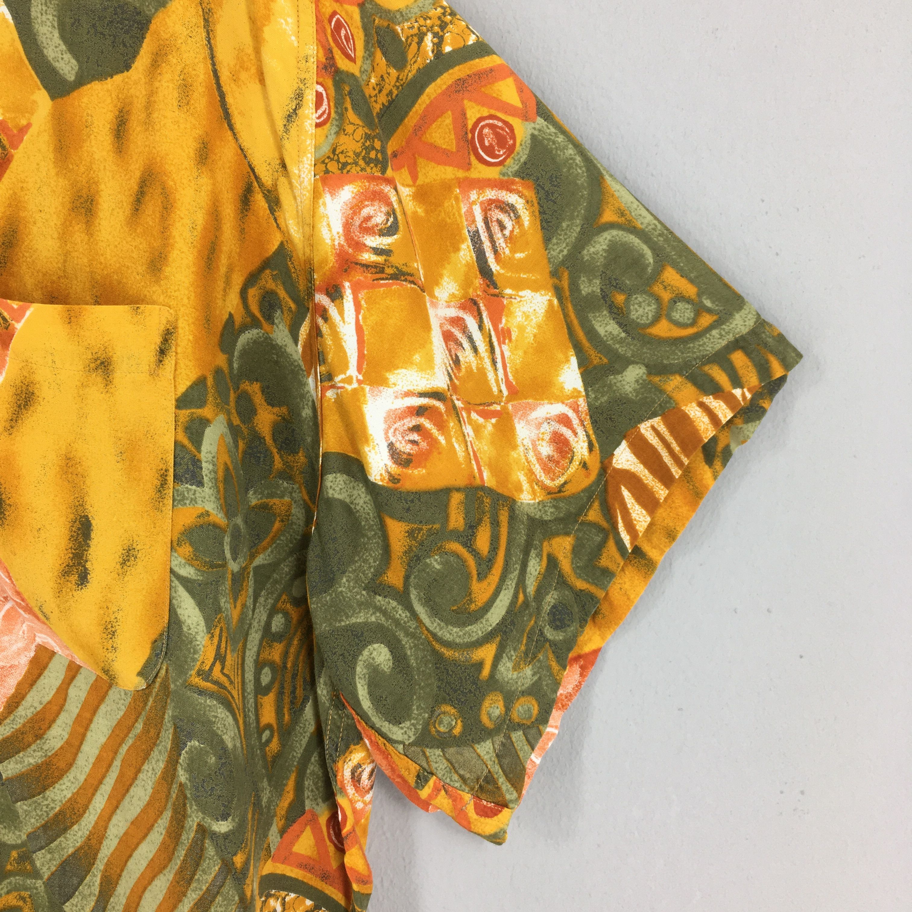 Vintage Vintage 90's Psychedelic Pop Art Design Abstract Shirt XL Size US XL / EU 56 / 4 - 4 Thumbnail