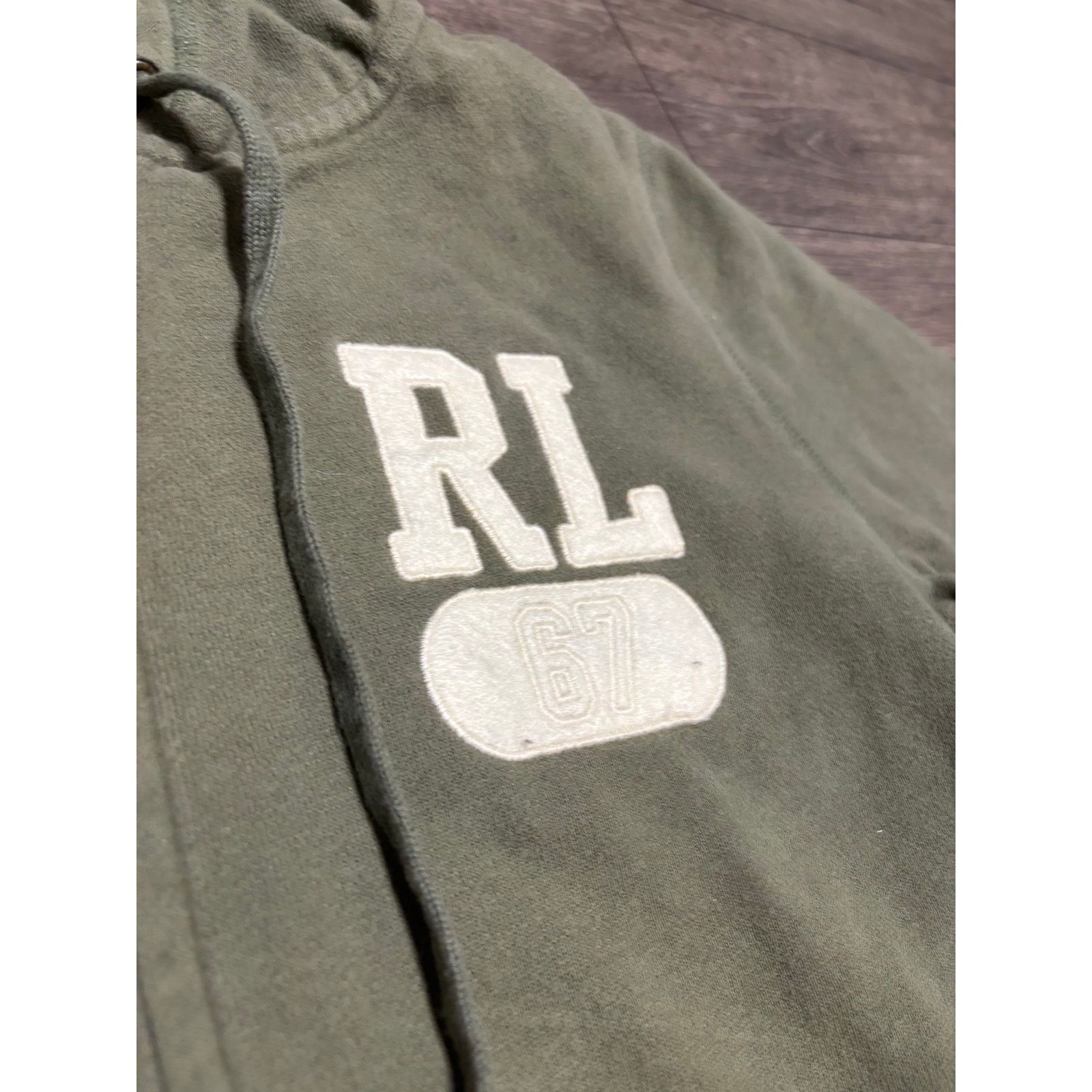 Polo Ralph Lauren × Vintage Vintage Polo Jean Company Green Hoodie Full Zip Sz M Size M / US 6-8 / IT 42-44 - 2 Thumbnail