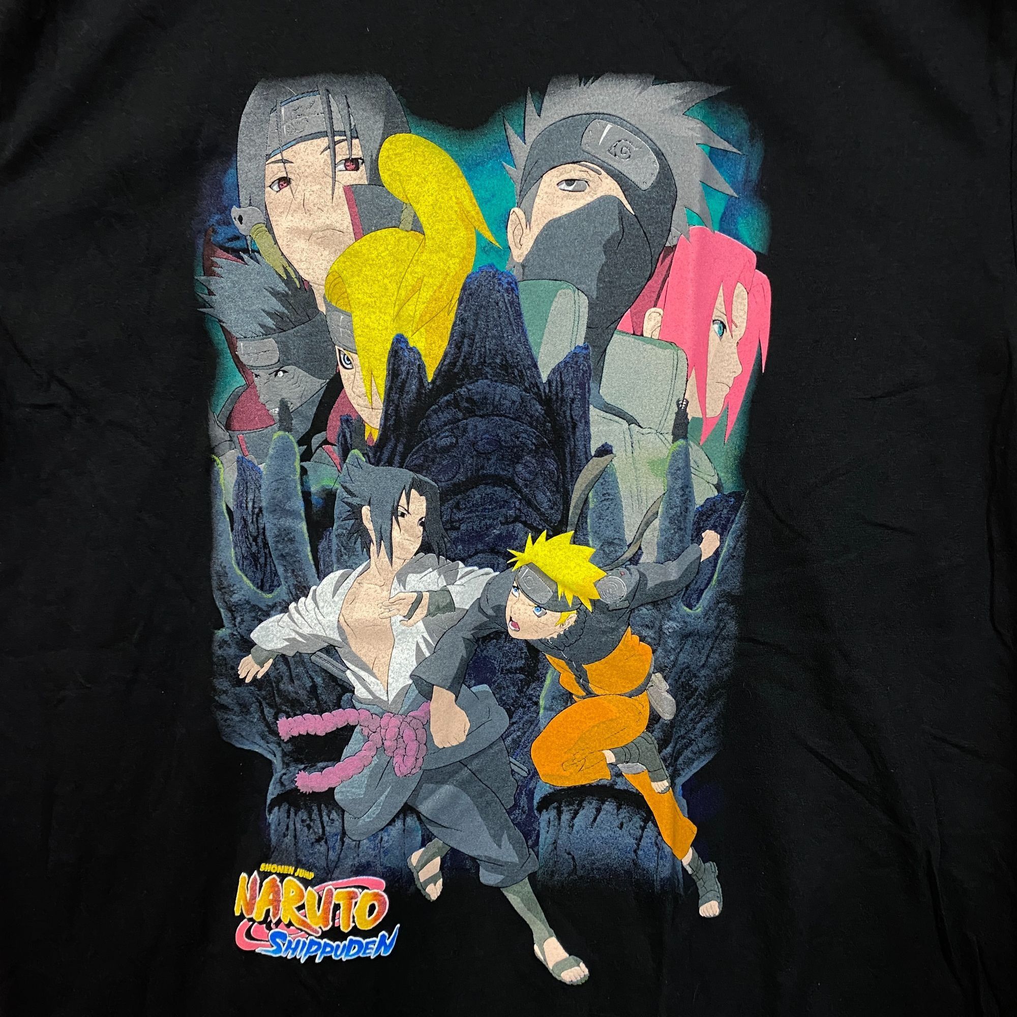 Anime Naruto Shippuden Naruto n Team7 vs Sasuke n Akatsuki Tee L Size US L / EU 52-54 / 3 - 2 Thumbnail