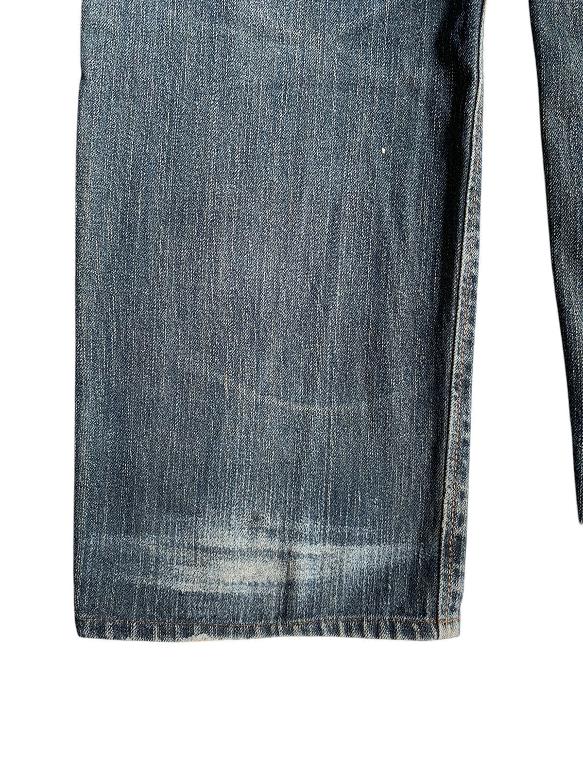 Edwin × If Six Was Nine × Kapital VINTAGE EDWIN 505Z SELVEDGE FADED MUDWASH DISTRESSED DENIM🎌 Size US 31 - 22 Thumbnail