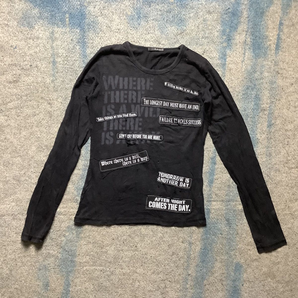 KMRii Japanese brand Lead Poem After Night Comes The Day Size US M / EU 48-50 / 2 - 1 Thumbnail