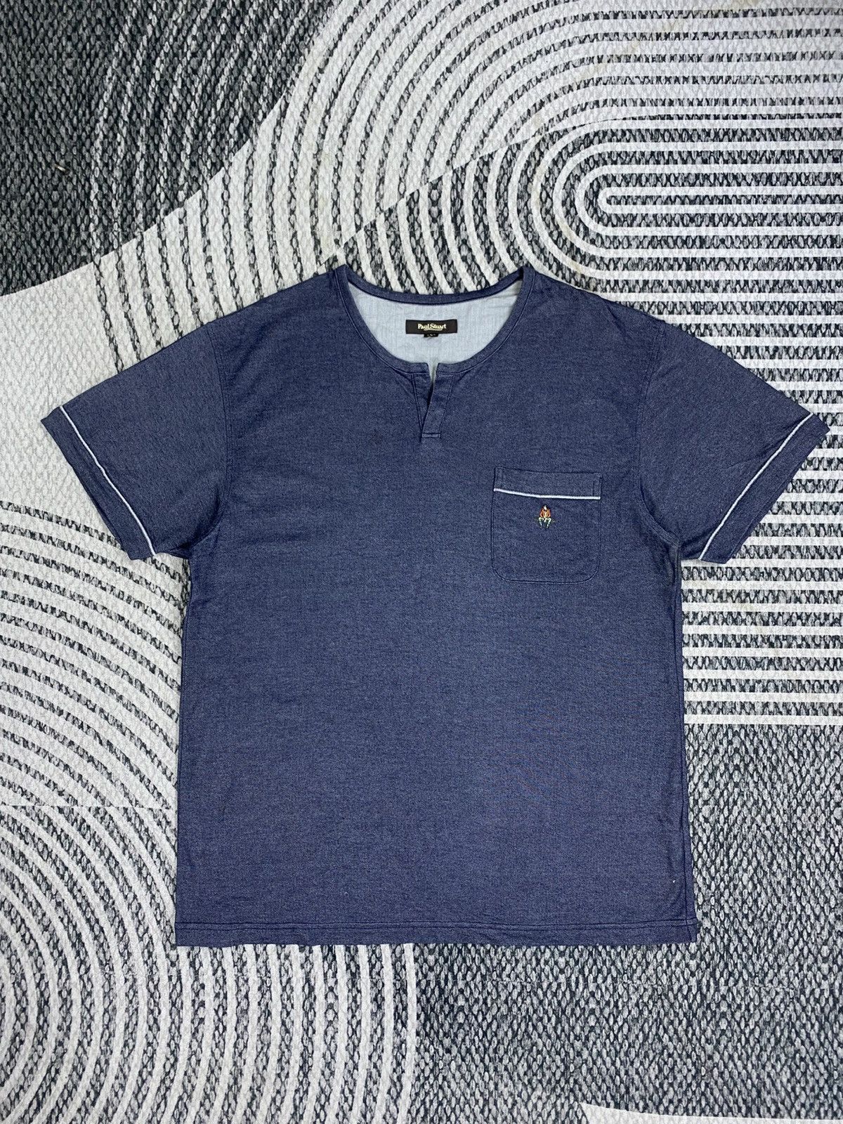 Paul Stuart Vintage Paul Stuart Small Logo Embroidered Shortsleeve Shirt Size US L / EU 52-54 / 3 - 1 Thumbnail