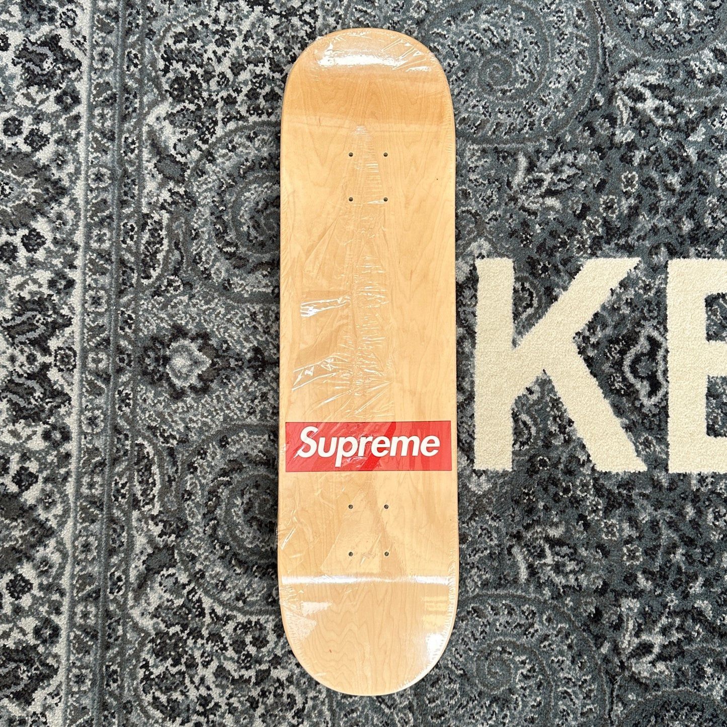 Supreme Tonal Box Logo Skateboard red Supreme Supreme Routed