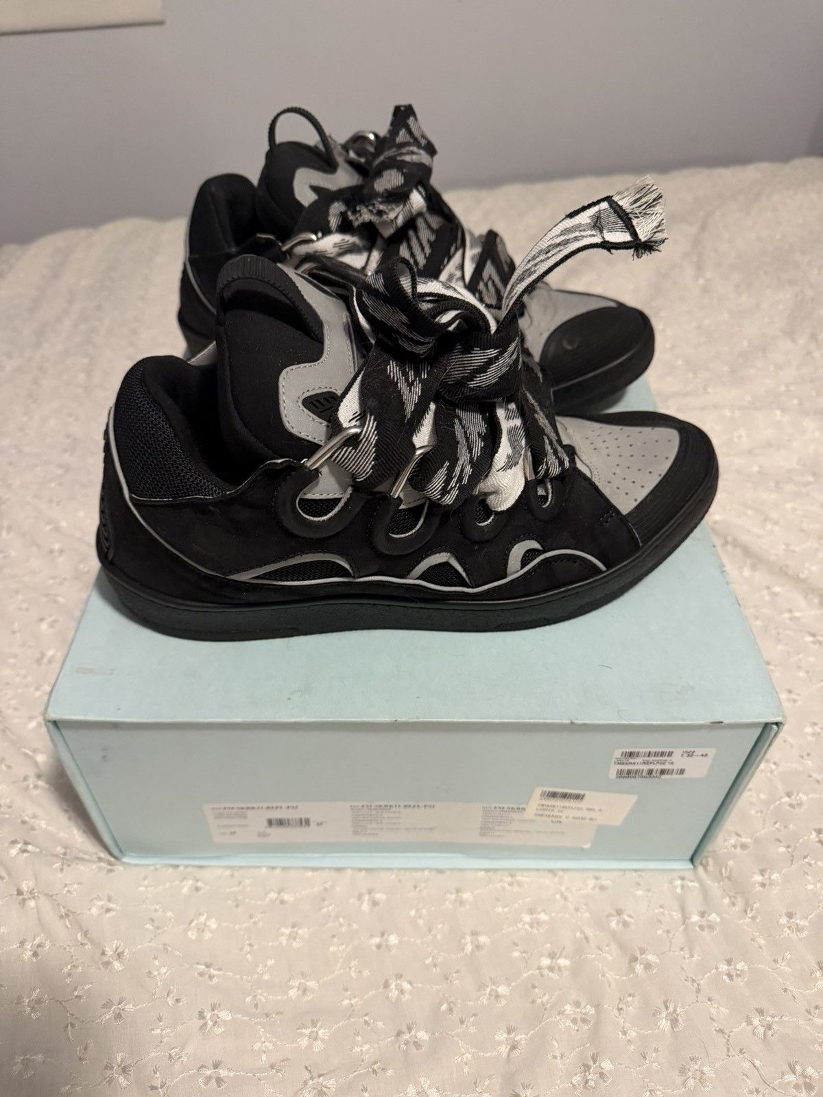 Lanvin Lanvin Curb Sneakers 'Black Grey' Size US 10 / EU 43 - 2 Thumbnail