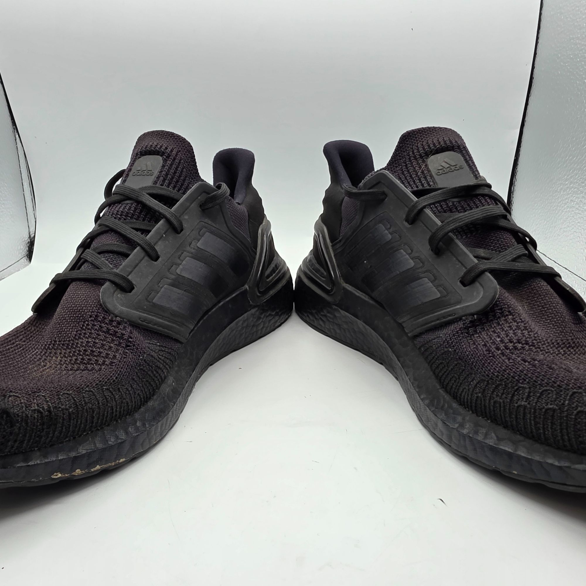 Adidas Adidas UltraBoost 20 Mens Size 11.5 Triple Black Athletic Sh Size US 11.5 / EU 44-45 - 3 Thumbnail