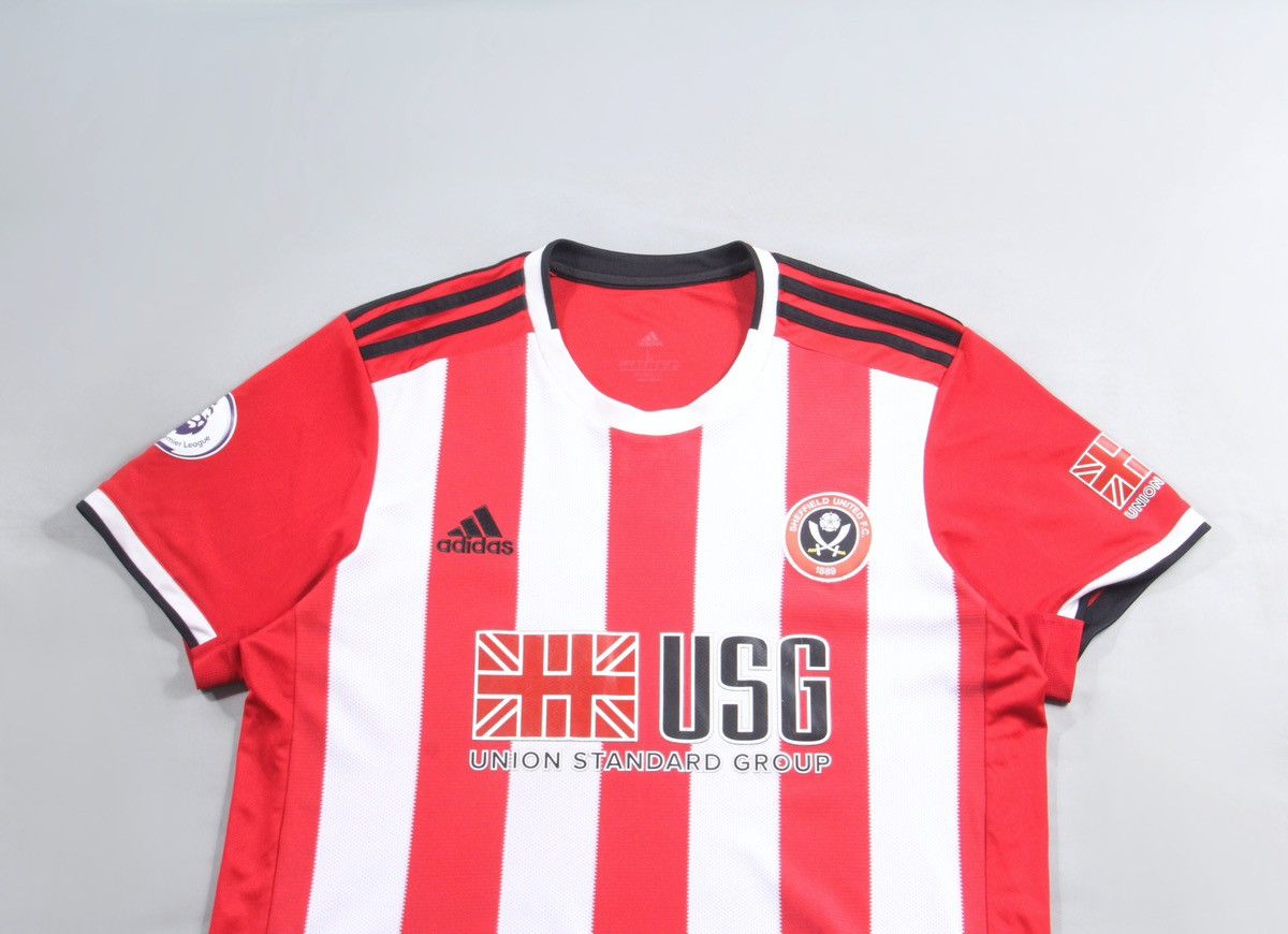 Adidas Adidas x Sheffield United 2019 Soccer Fooball Jersey Shirt L Size US L / EU 52-54 / 3 - 2 Thumbnail