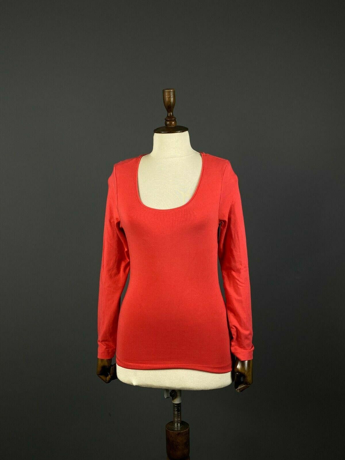 Designer Deerberg by Oska Red Boat Neck Pullover Sweater Size S Size S / US 4 / IT 40 - 1 Thumbnail