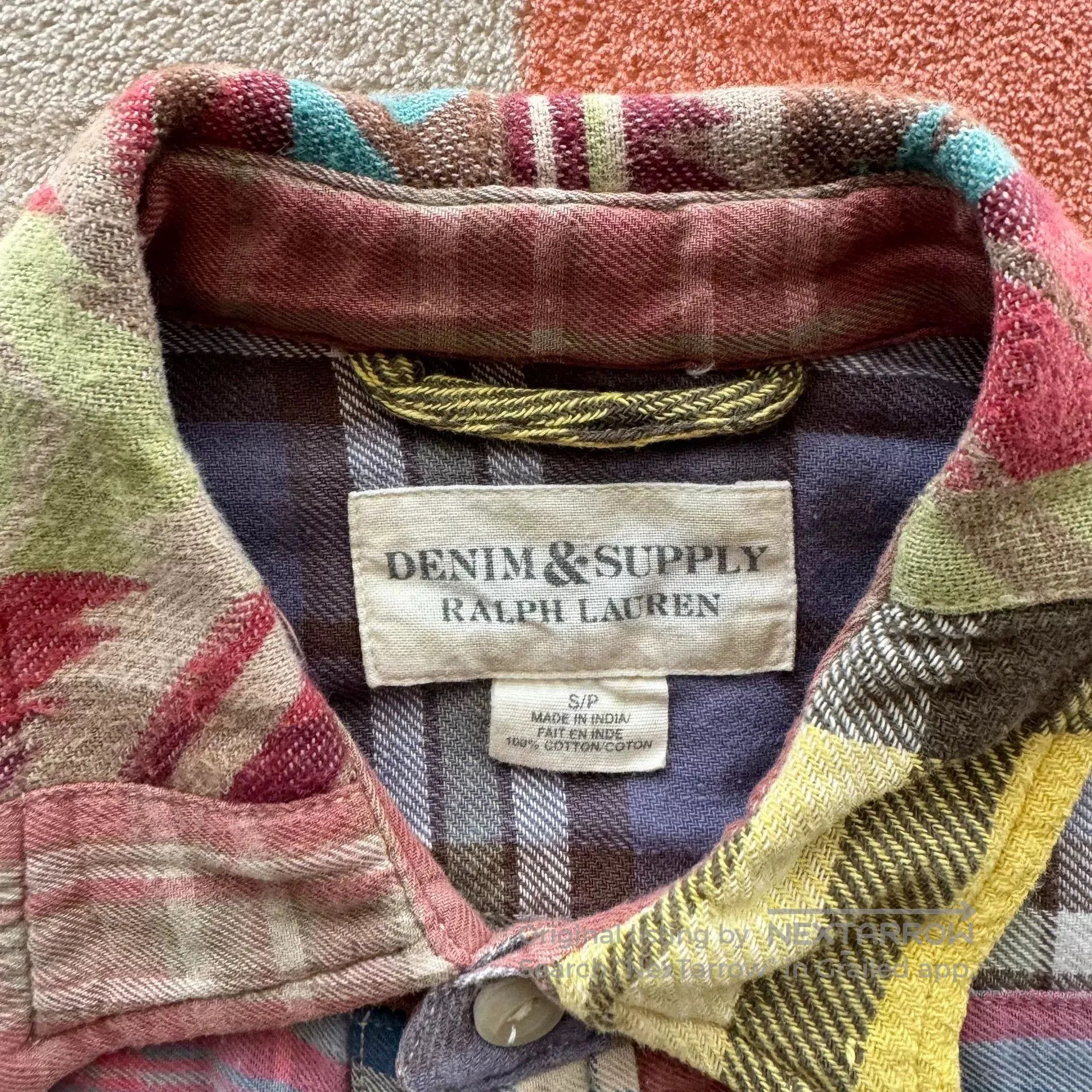 Denim & Supply Ralph Lauren Ralph Lauren Denim Supply Patchwork Shirt. Size US S / EU 44-46 / 1 - 3 Thumbnail