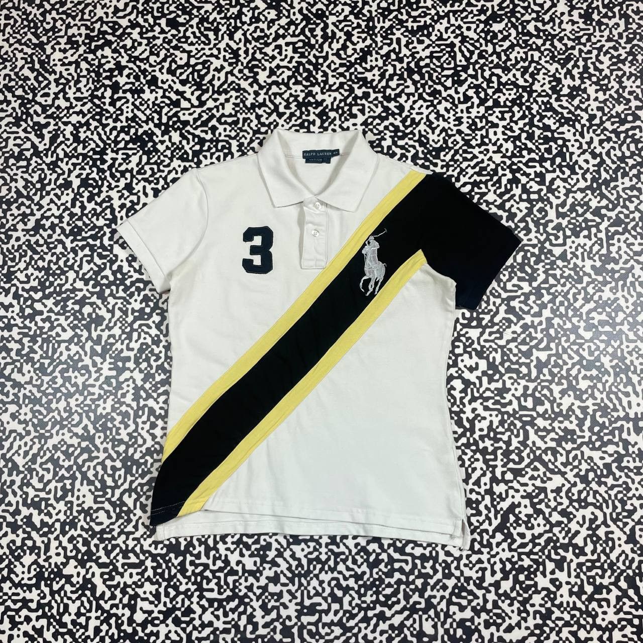 Polo Ralph Lauren Vintage Y2K Polo Ralph Lauren 3 Logo Retro Casual T-shirt Size S / US 4 / IT 40 - 1 Thumbnail