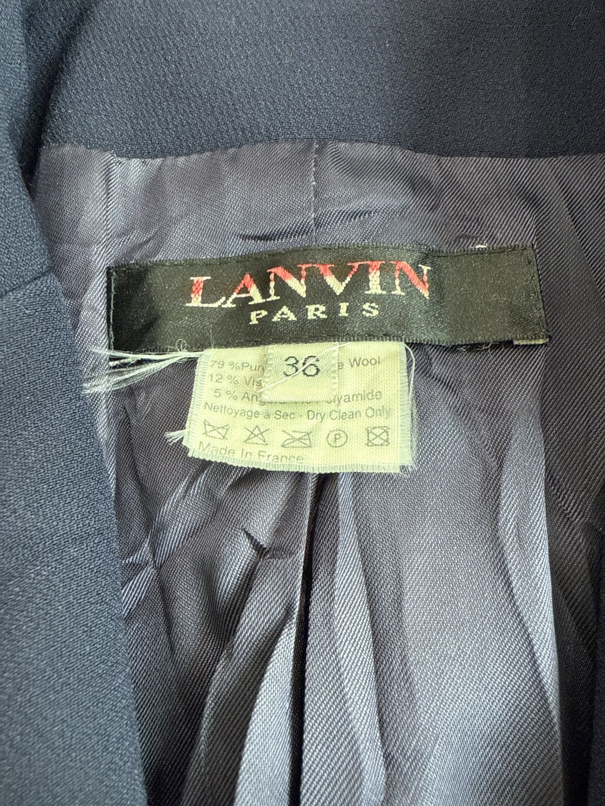 Lanvin LANVIN PARIS LONG COAT MADE IN FRANCE Size XS / US 0-2 / IT 36-38 - 10 Thumbnail