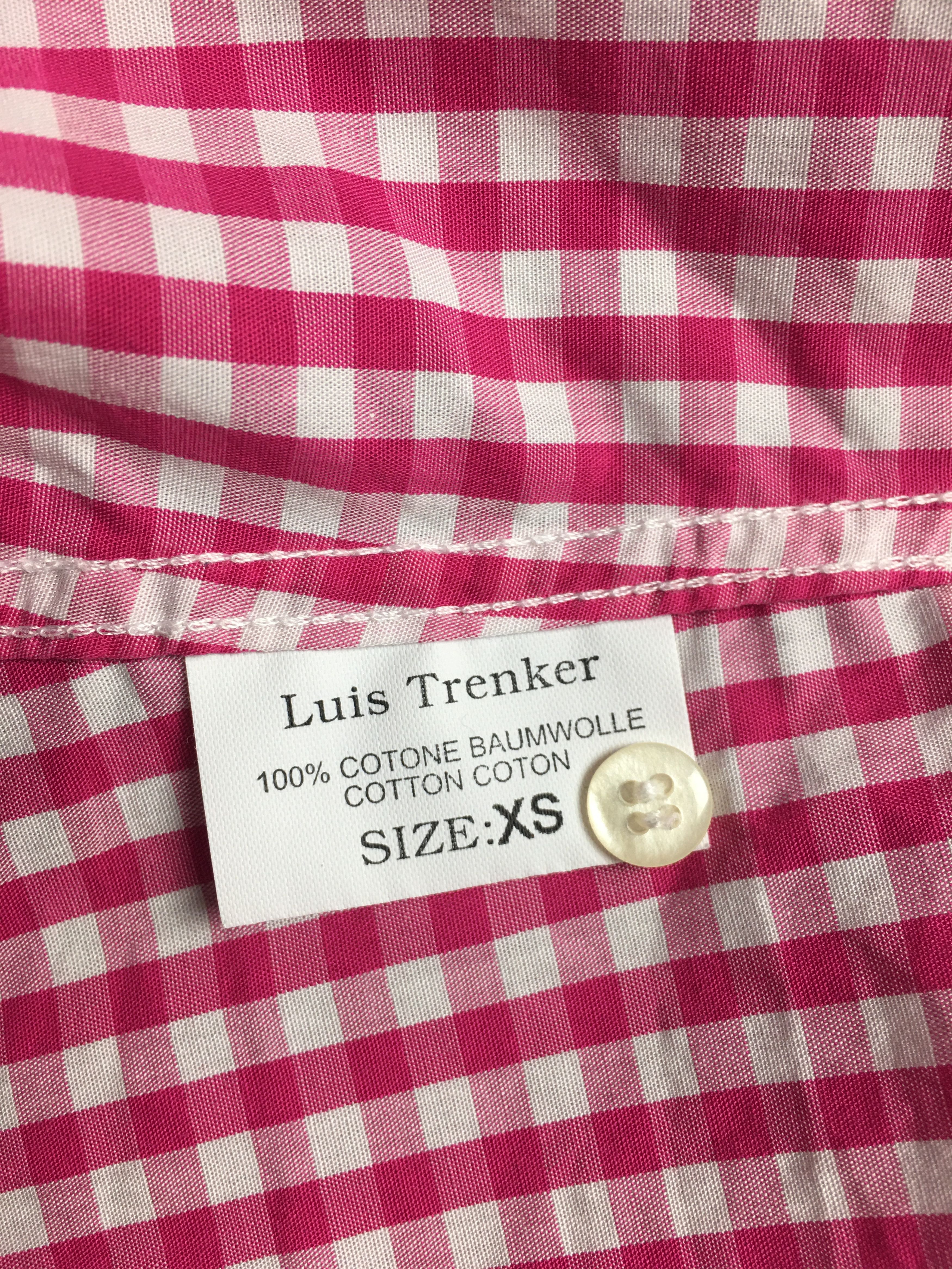 Other Luis Trenker Austrian Checked Shirt Blouse Size XS Size XS / US 0-2 / IT 36-38 - 10 Thumbnail