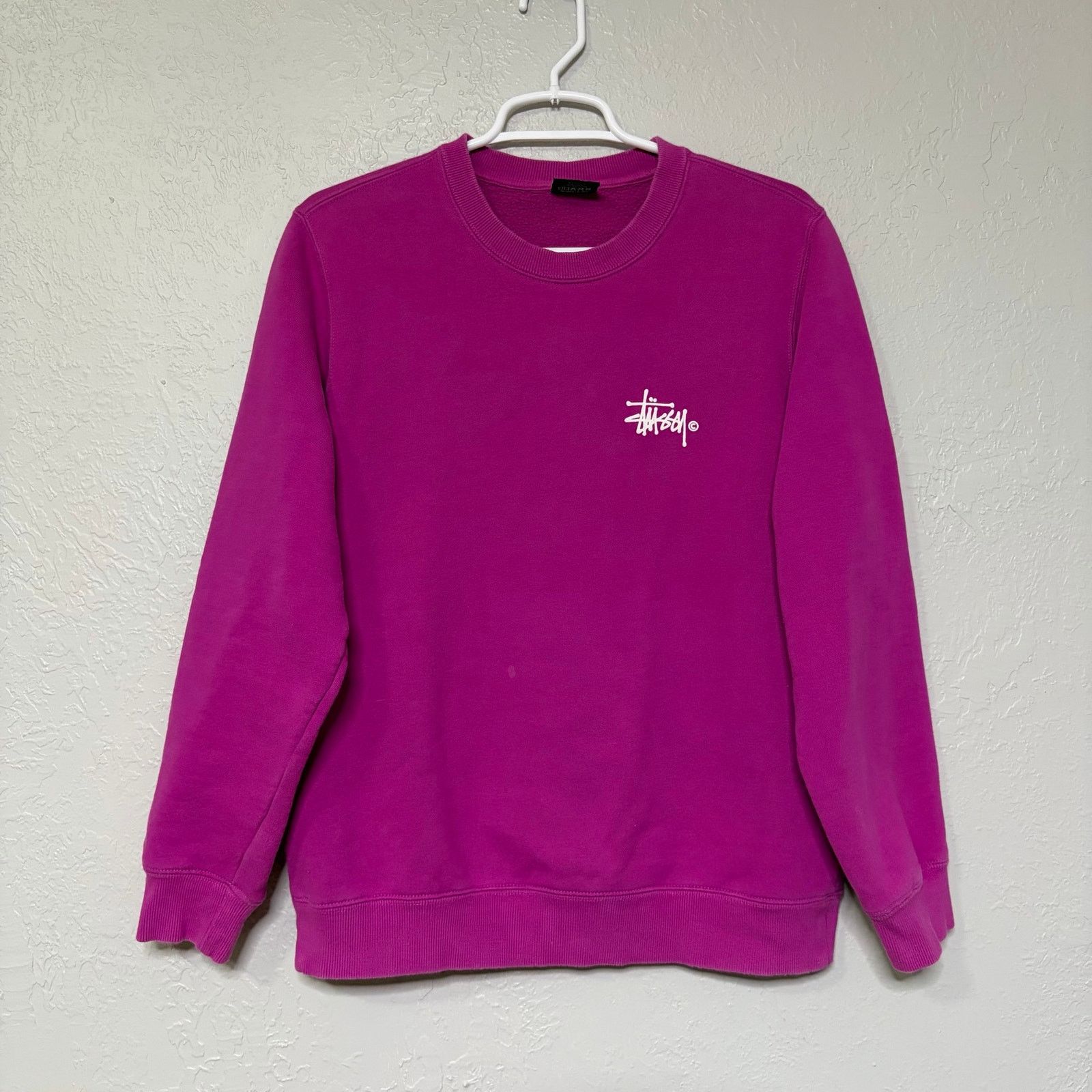 Stussy Stussy Crewneck Sweatshirt Mens Medium Pink Crewneck Y2K Size US M / EU 48-50 / 2 - 1 Thumbnail