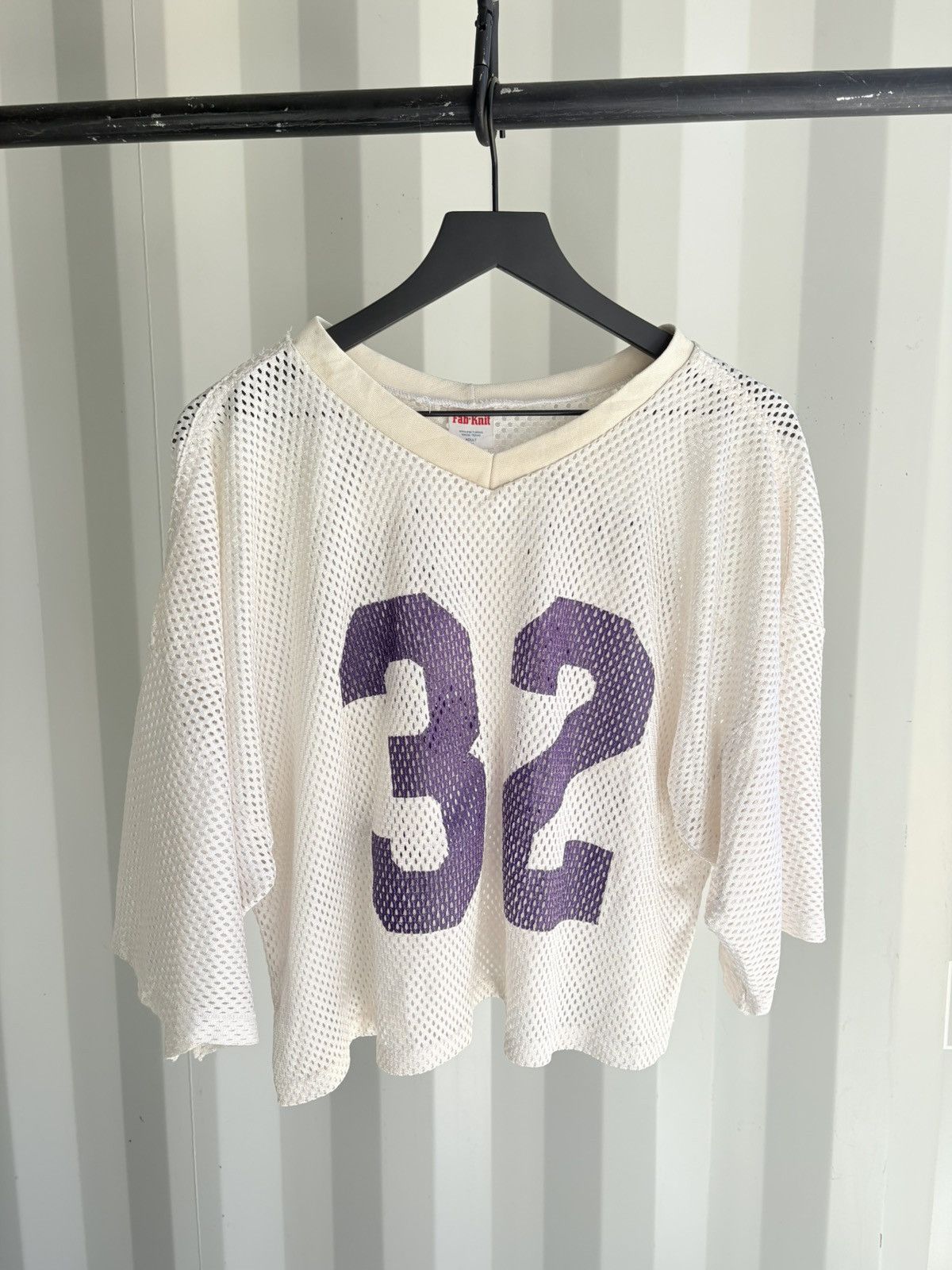 Vintage Vintage Football Mesh Jersey Thrashed GRUNGE Faded Size US M / EU 48-50 / 2 - 1 Thumbnail