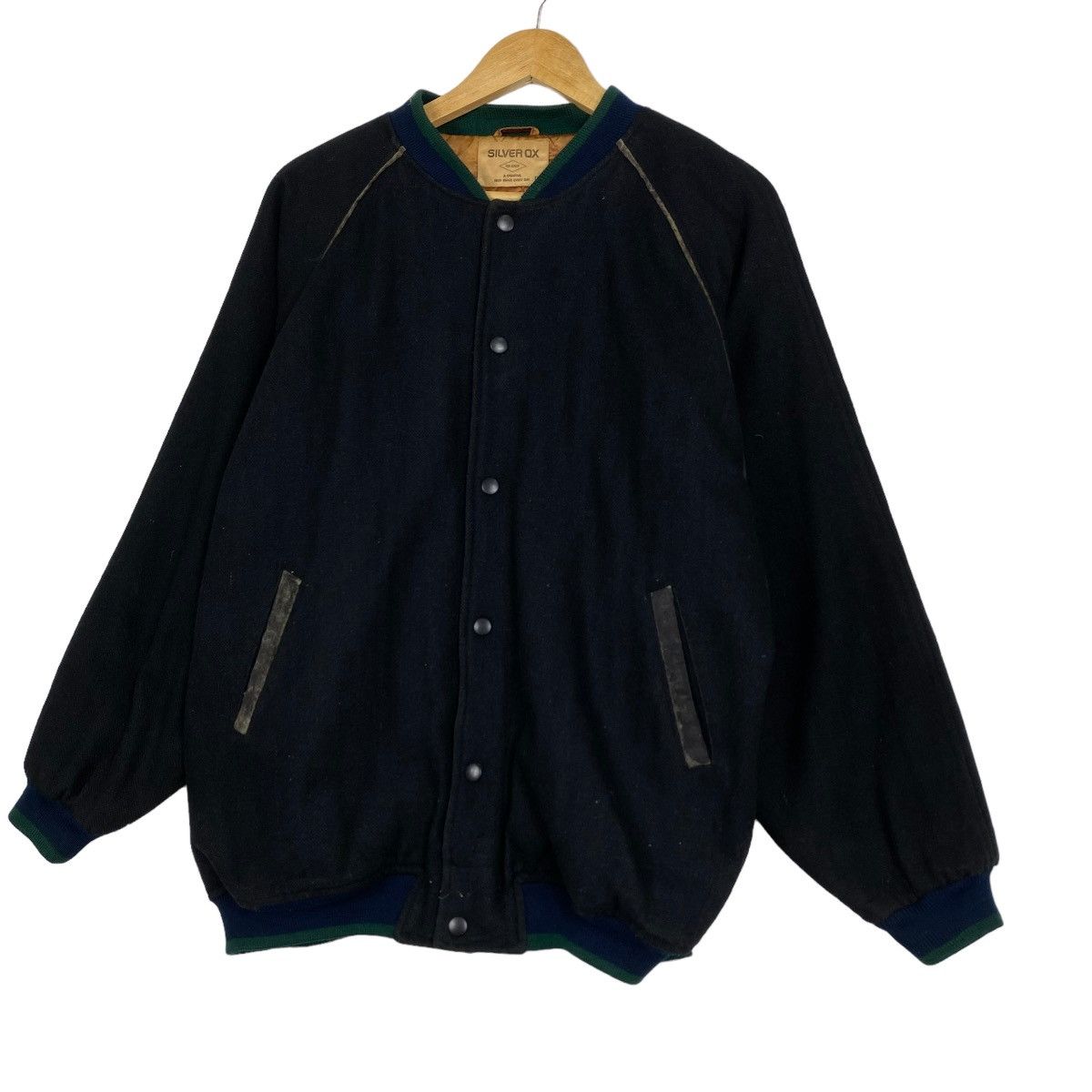Japanese Brand 💥VINTAGE JUNIOR-BOY COMPANY VARSITY JACKET Size US M / EU 48-50 / 2 - 4 Thumbnail