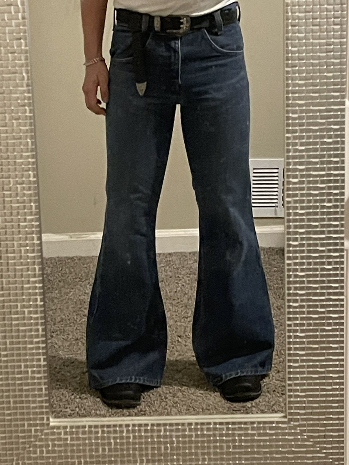 Levi's 70s Bell Bottom Jeans (NOT LEVI'S) Talon 42 Zipper