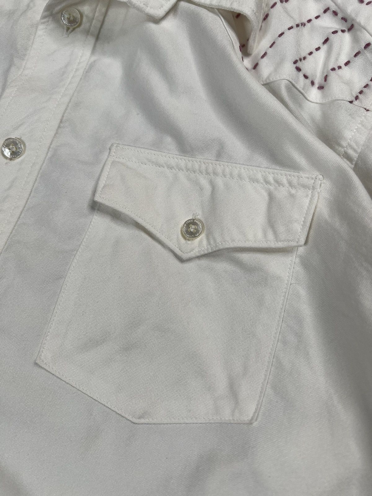 Visvim Visvim Sashiko Stitch Buttondown Size US M / EU 48-50 / 2 - 3 Thumbnail