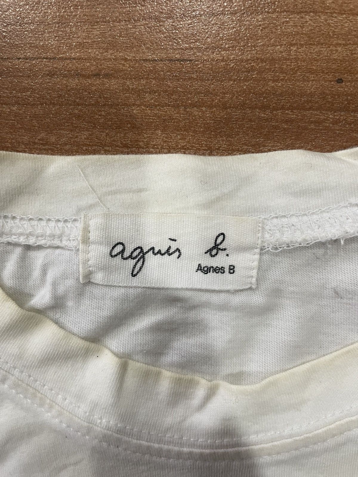 agnes b. Agnes B. Logo white shirt Size ONE SIZE - 3 Thumbnail