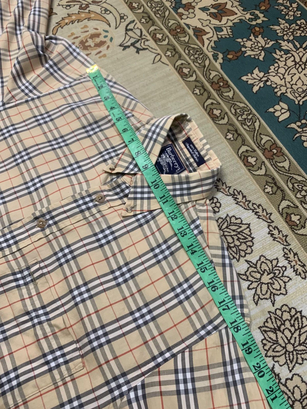 Burberry Vintage burberrys shirt upp buttong novacheck Size US S / EU 44-46 / 1 - 14 Thumbnail
