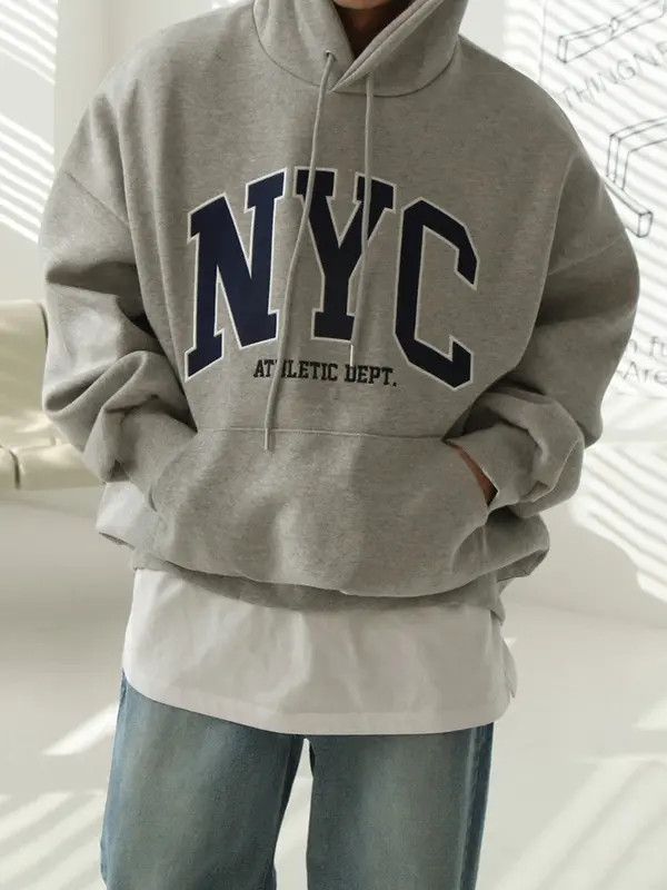 VIBE NYC Graphic Gray Hoodie Size US XL / EU 56 / 4 - 3 Thumbnail