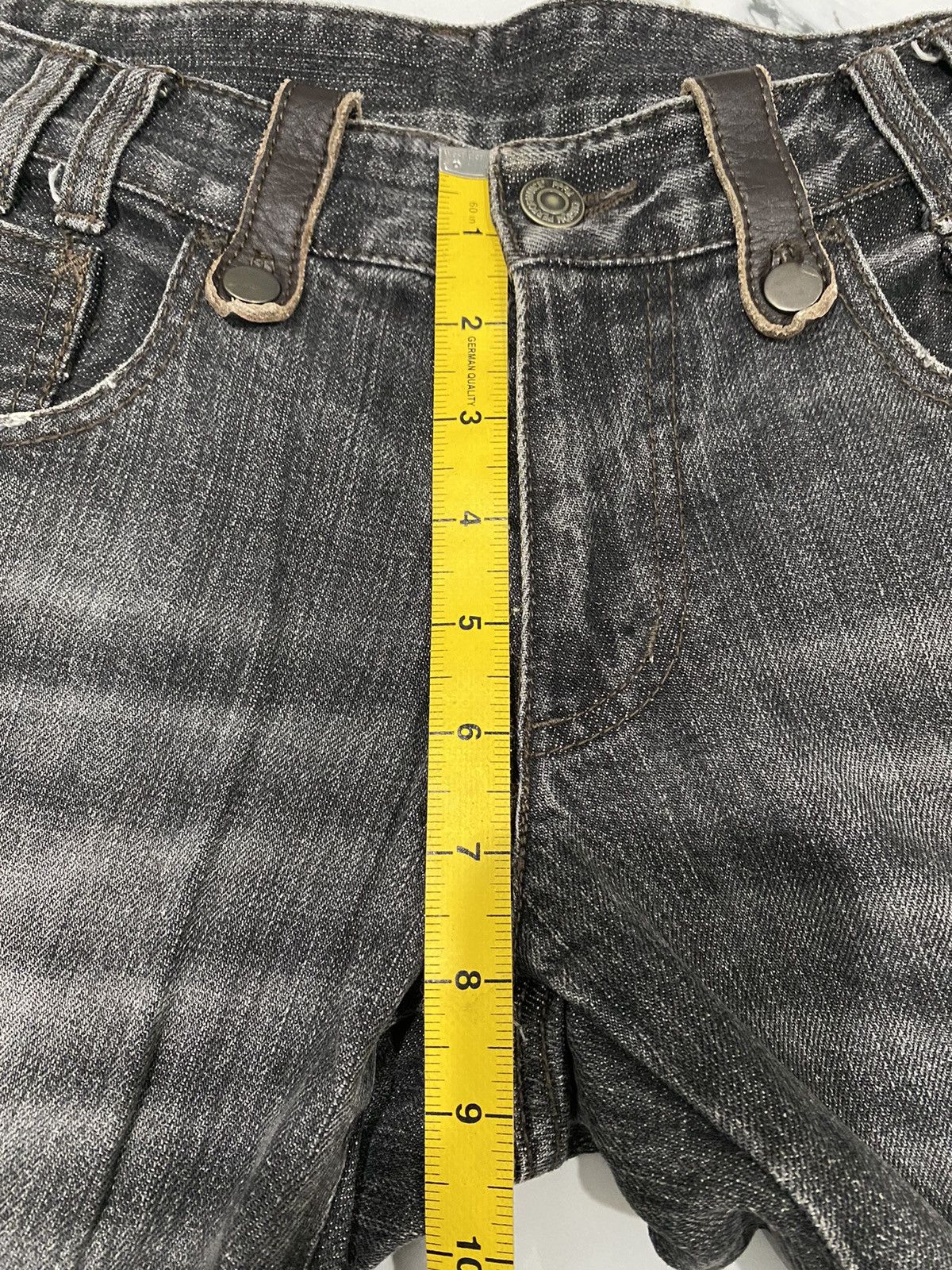 If Six Was Nine × Japanese Brand × PPFM PPFM LOWRISE DISTRESS DESIGN JEANS Size US 31 - 17 Thumbnail