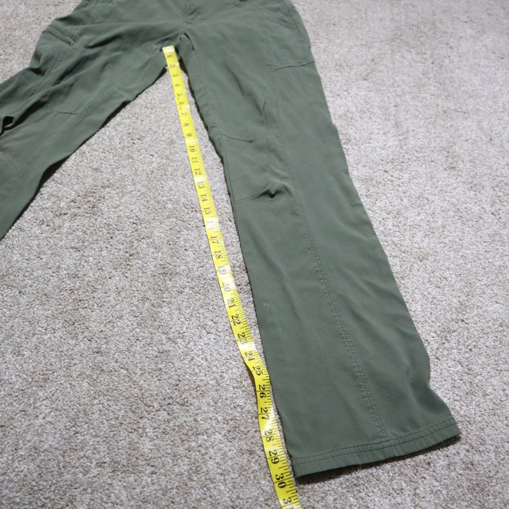 Prana Prana Jenna Pants Women Green Nylon Low Rise Stretch Chino Slim 4 Outdoor Size 27" / US 4 / IT 40 - 6 Thumbnail