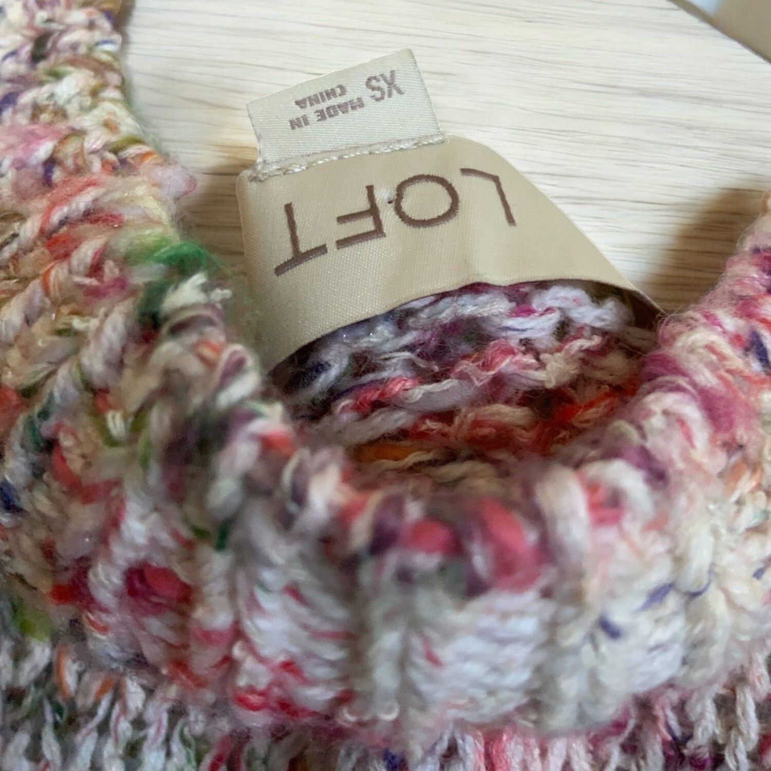 Ann Taylor Ann Taylor Loft Woman XS Multicolor Mingled Pattern Sweater Size XS / US 0-2 / IT 36-38 - 5 Thumbnail