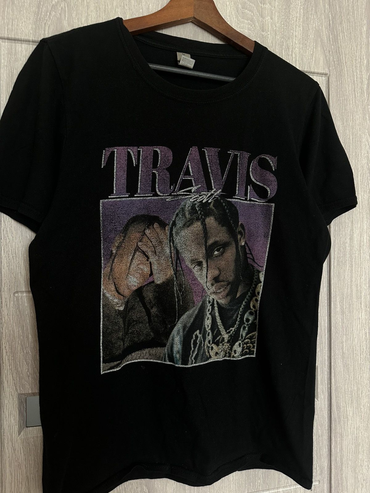 Gildan × Travis Scott Travis Scott Astroworld Wish Band Rap Promo Balck Men’s Size US S / EU 44-46 / 1 - 2 Thumbnail