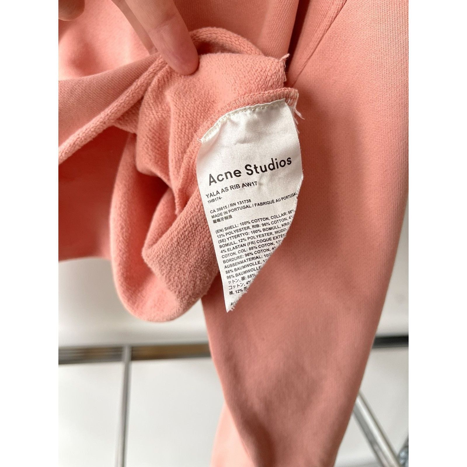 Acne Studios Acne studios hooded logo cropped sweatshirt hoodie Size M / US 6-8 / IT 42-44 - 6 Thumbnail