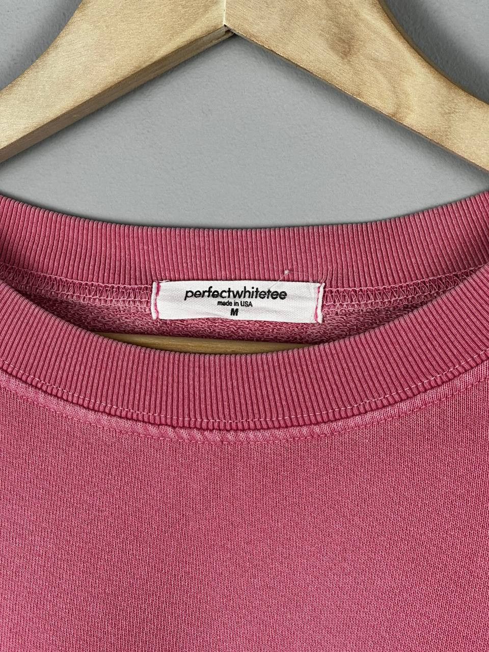 perfectwhitetee Perfectwhitetee Pink Oversized Cropped Sweatshirt USA Size M / US 6-8 / IT 42-44 - 6 Thumbnail