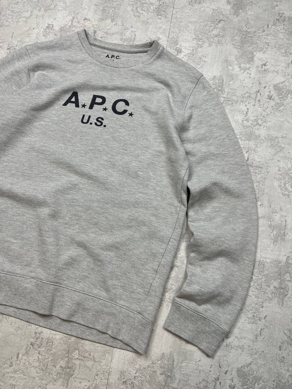 A.P.C. A.P.C. U.S. Sweatshirt Big logo Size US L / EU 52-54 / 3 - 2 Thumbnail