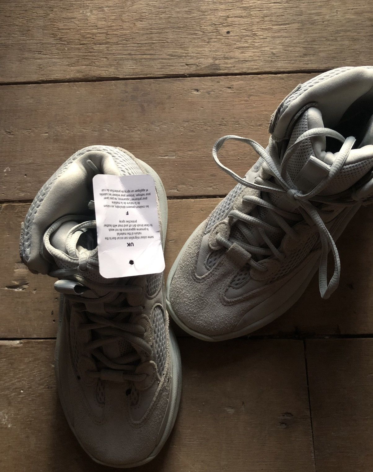 Yeezy Rare🔥 NWT Adidas Yeezy Desert Boot “salt” men high cut lace Size US 6.5 / EU 39-40 - 3 Thumbnail