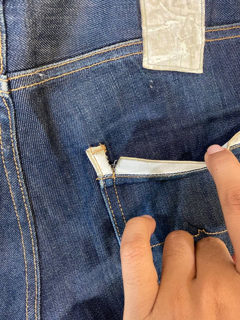 Japanese Brand mack daddy japanese brands denim slightly distressed Size US 35 - 4 Thumbnail
