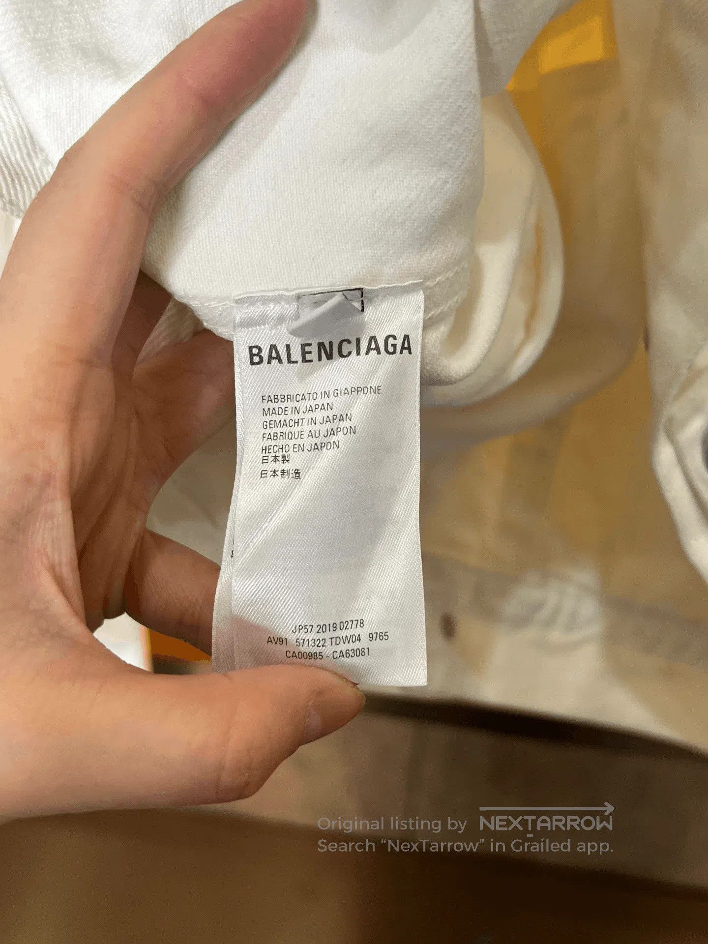 Balenciaga Balenciaga Black Letter Denim Jacket. Size US S / EU 44-46 / 1 - 3 Thumbnail