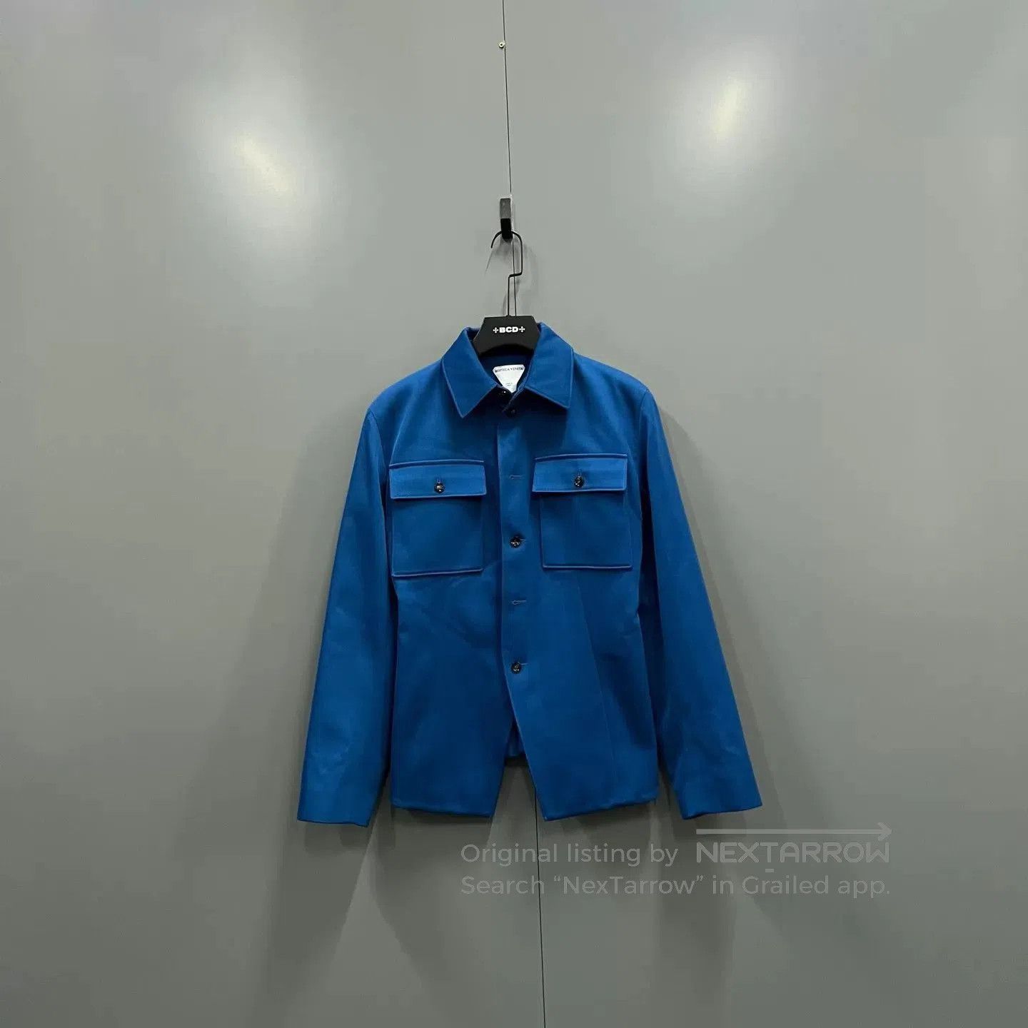 Bottega Veneta Blue Long Sleeve Button-Up Jacket. Size US XS / EU 42 / 0 - 1 Thumbnail