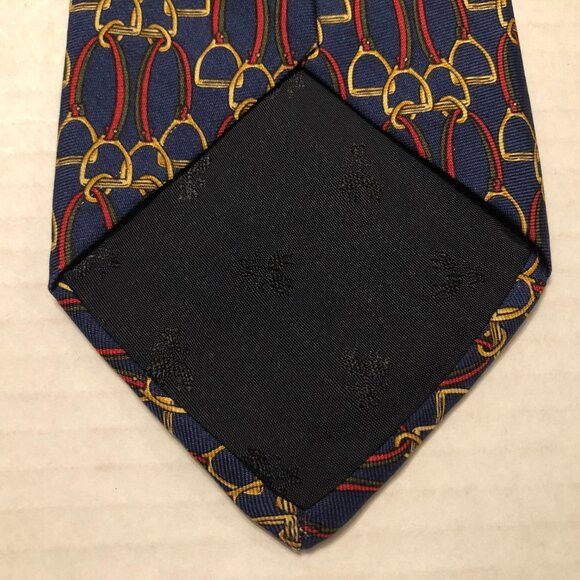 Brooks Brothers brooks brothers men's new navy silk tie 3 5/8" X 59 1/2" Size ONE SIZE - 7 Thumbnail