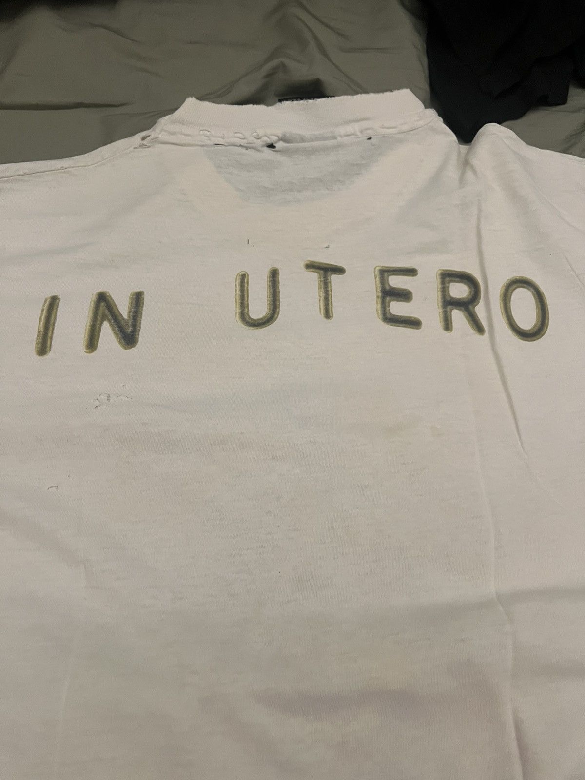 Band Tees × Nirvana × Vintage 1993 Vintage Nirvana In Utero Giant Size US L / EU 52-54 / 3 - 5 Thumbnail
