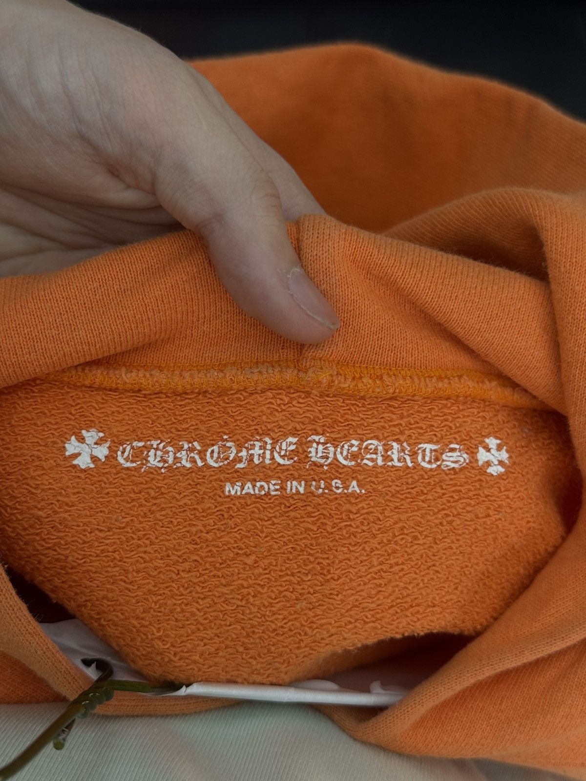Chrome Hearts × Matty Boy Chrome Hearts Orange “LINK” Matty Boy Hoodie Size L Size US L / EU 52-54 / 3 - 14 Thumbnail