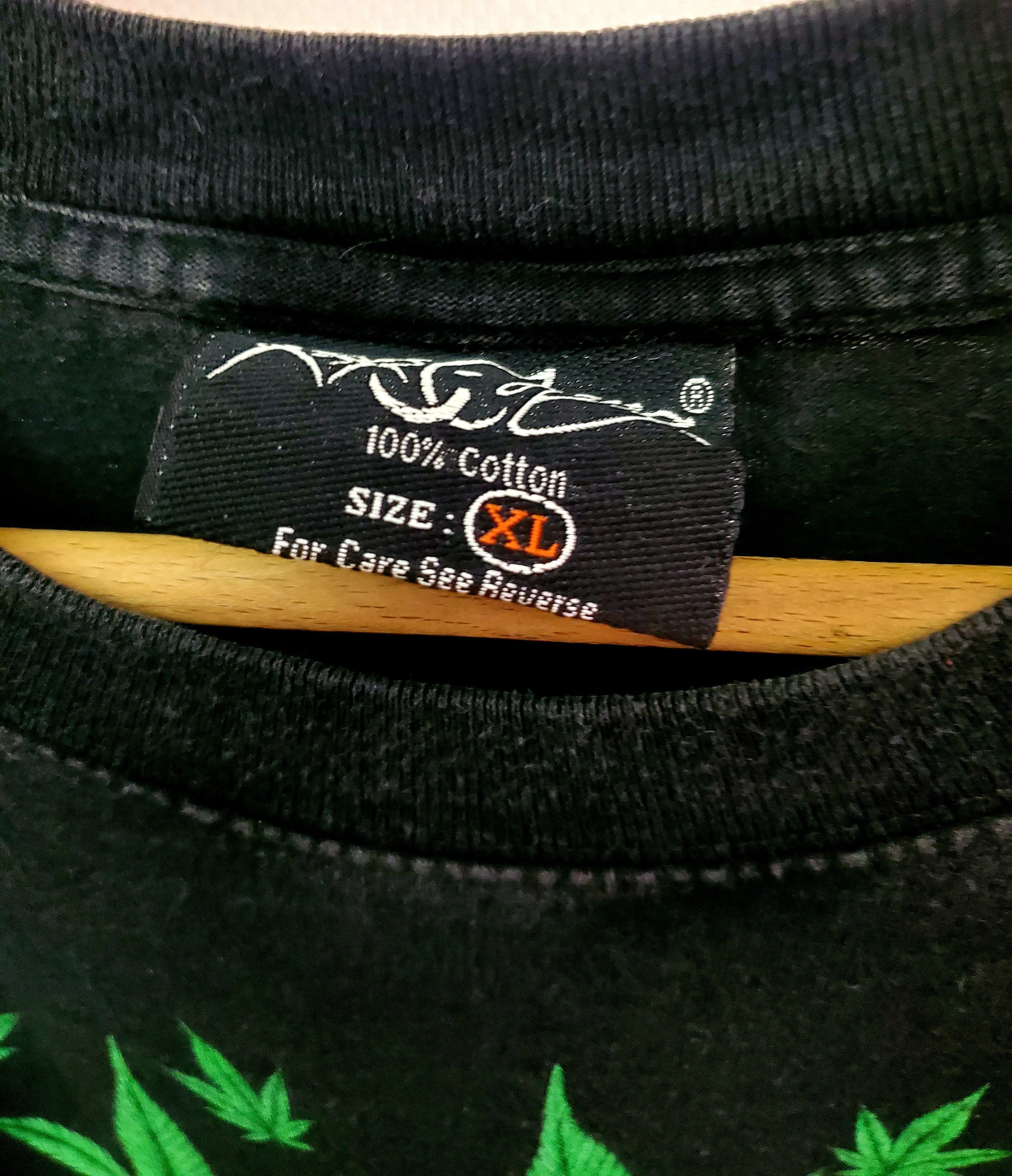 Vintage Vintage marijuana tee cannabis thc Tshirt size Xl Size US XL / EU 56 / 4 - 4 Thumbnail