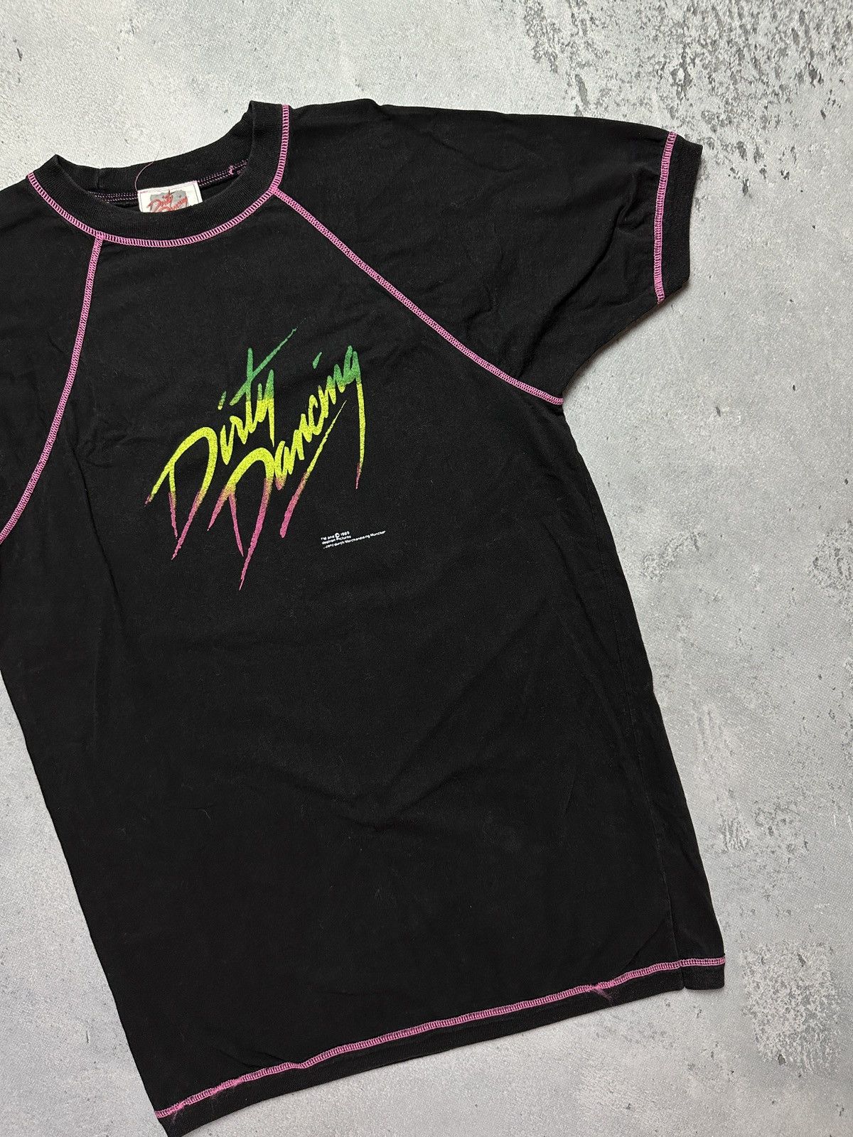 Other Vintage 80s 90s Dirty Dancing Long Tee Vestron Pictures 1989 Size US M / EU 48-50 / 2 - 3 Thumbnail