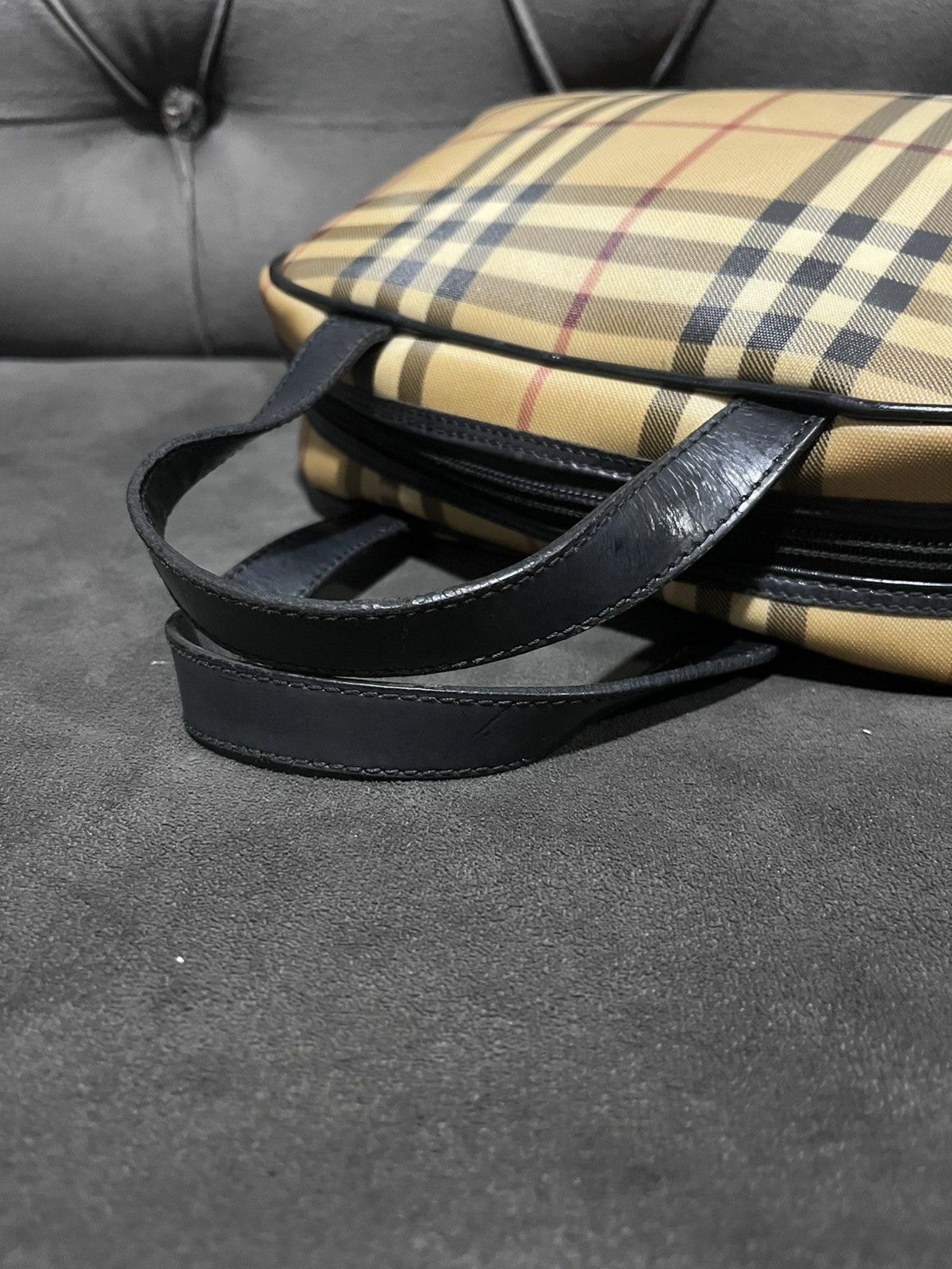 Burberry Authentic Burberry Nova Check Dome Handbag Size ONE SIZE - 18 Thumbnail
