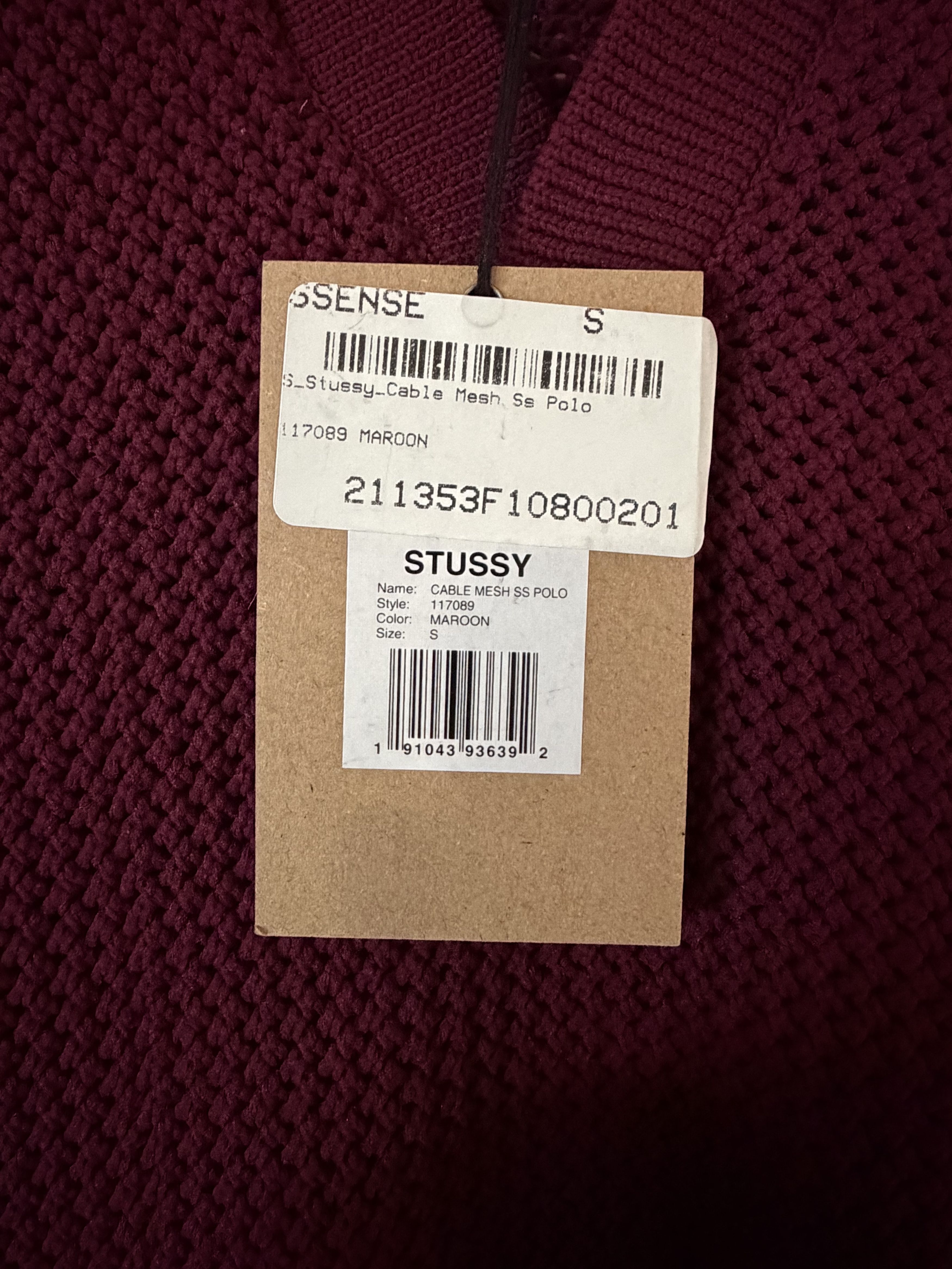 Stussy Stussy Short Sleeve Knit Polo Size US S / EU 44-46 / 1 - 4 Thumbnail