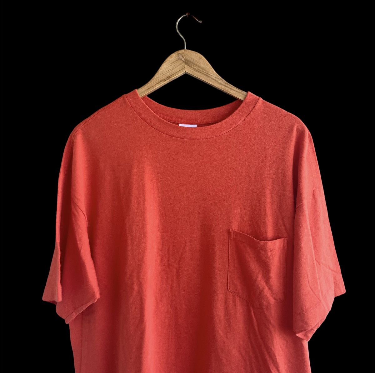 Gap Vintage Gap Orange Pocket Tee Single Stitch 90s Blank Size US L / EU 52-54 / 3 - 1 Thumbnail
