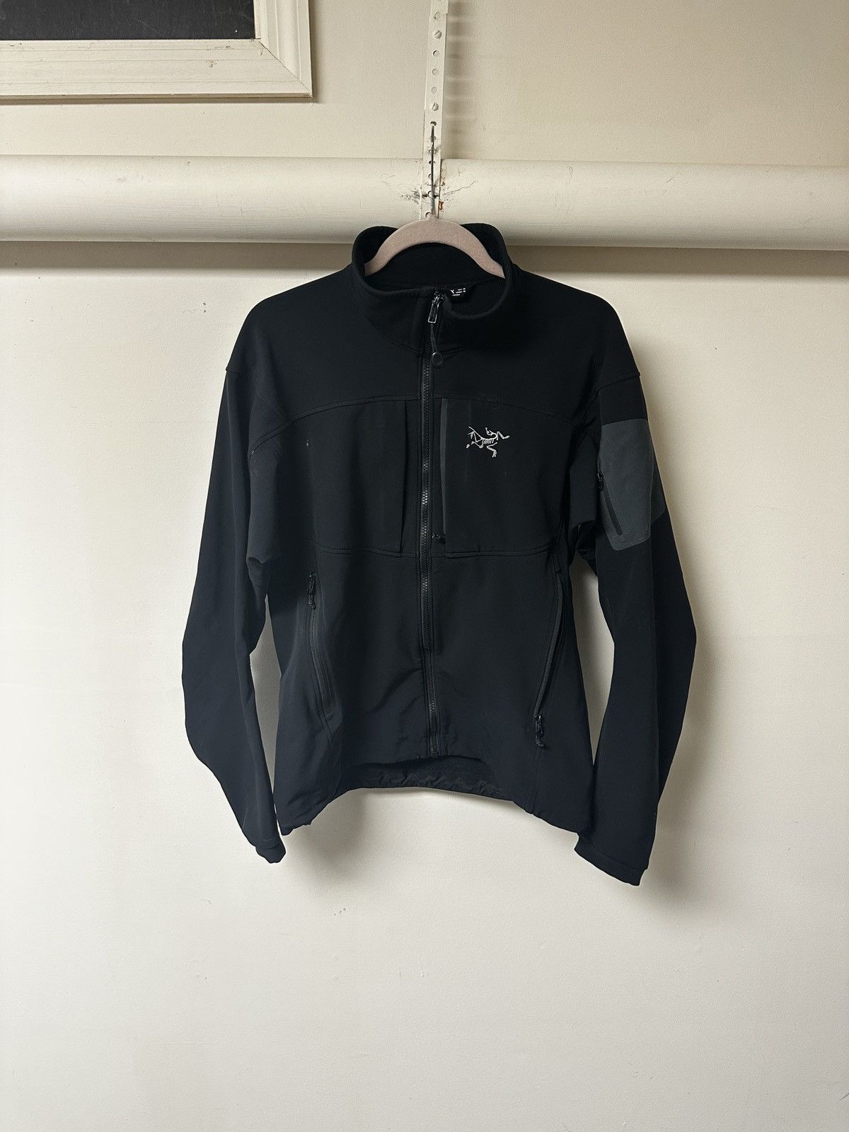 Veste Imperméable Arc'teryx Gamma MX - Softshell Coupe-vent Noir Taille L Homme