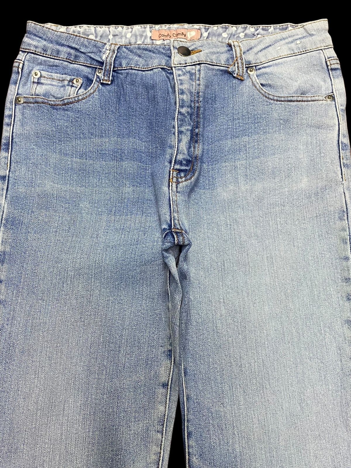 Japanese Brand Vintage Japanese Brand Blue Wash Bootcut Jeans Size 29" - 3 Thumbnail